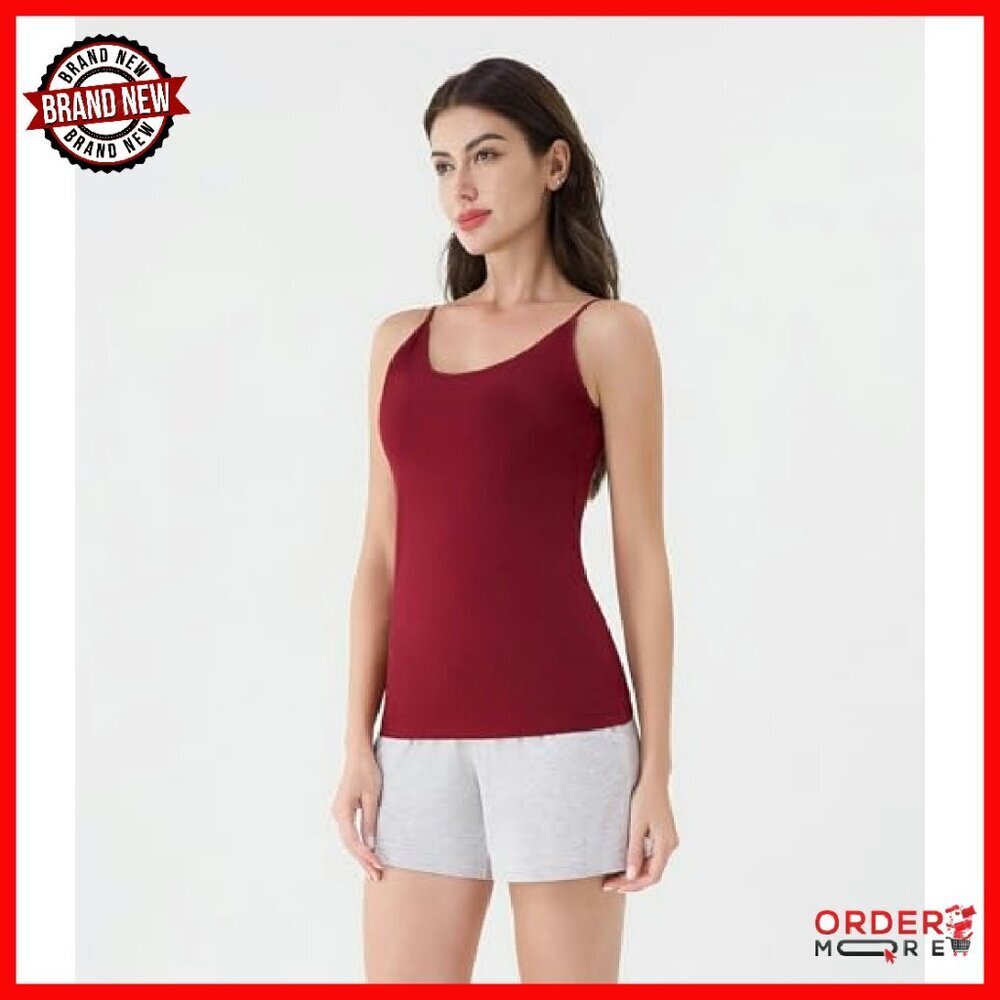 Soft Bamboo Rayon Camisole Tops 3-Pack for Layering Lounge Sleepwear - Picture 4 of 8